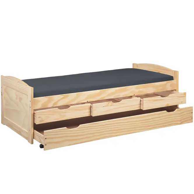 Posteľ 30500245 Marinella 90x200 +Zásuvka Prírodné,4