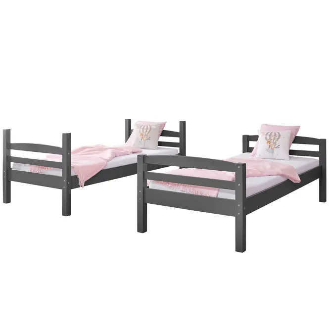 Poschodová Posteľ 30500268 Lavius 90x200 Sivá,5