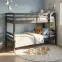 Poschodová Posteľ 30500268 Lavius 90x200 Sivá,6