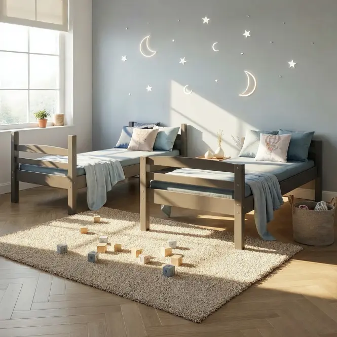 Poschodová Posteľ 30500268 Lavius 90x200 Sivá,7
