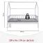 Posteľ 40101080 Funky Housebed 90x200 Biela,4