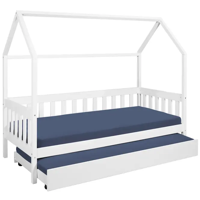 Posteľ 40101080 Funky Housebed 90x200 Biela,5