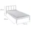 Posteľ 29040100 Bet Fredy 90x200 Biela,3