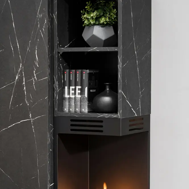 Obývacia Stena Gina Sgms Gn Clay Grey/Marble Black