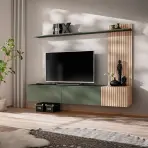 Obývacia Stena Solo Hjzi Sl Hickory Jackson/Green