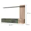 Obývacia Stena Solo Hjzi Sl Hickory Jackson/Green,3