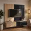 Obývacia Stena Noir I Dcms Nr1 Cremona Oak/Marble Black