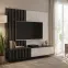Obývacia Stena Noir Ii Dgmw Nr2 Grafit Oak/Marble Black