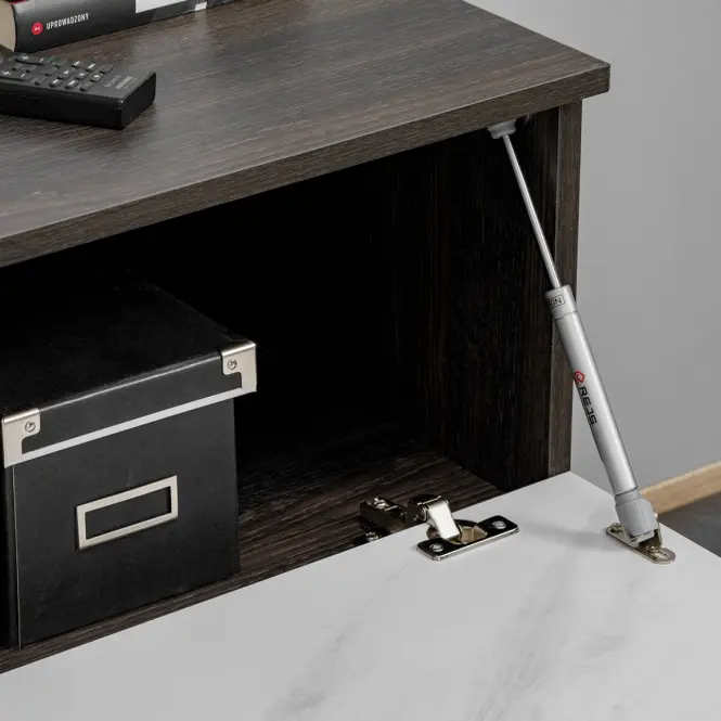 Obývacia Stena Noir Ii Dgmw Nr2 Grafit Oak/Marble Black