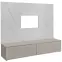 Obývacia Stena Glam Ccmw Gl Kašmír/Marble Bianco,2