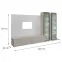 Obývacia Stena Glam Ii Ccmw Gl3 Kašmír/Marble Bianco,4