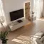 Obývacia Stena Luzz Sgce Lz Clay Grey/Coast Evoke Oak,5