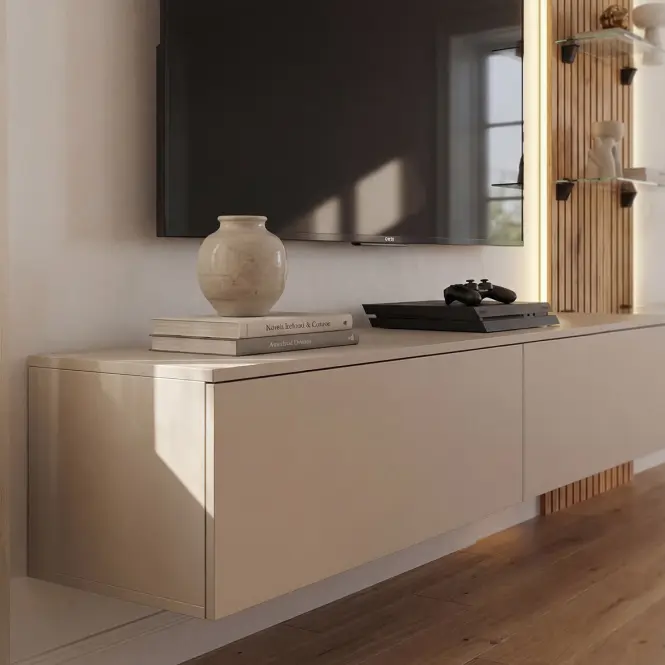 Obývacia Stena Luzz Sgce Lz Clay Grey/Coast Evoke Oak