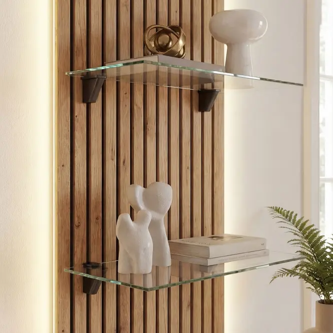 Obývacia Stena Luzz Sgce Lz Clay Grey/Coast Evoke Oak