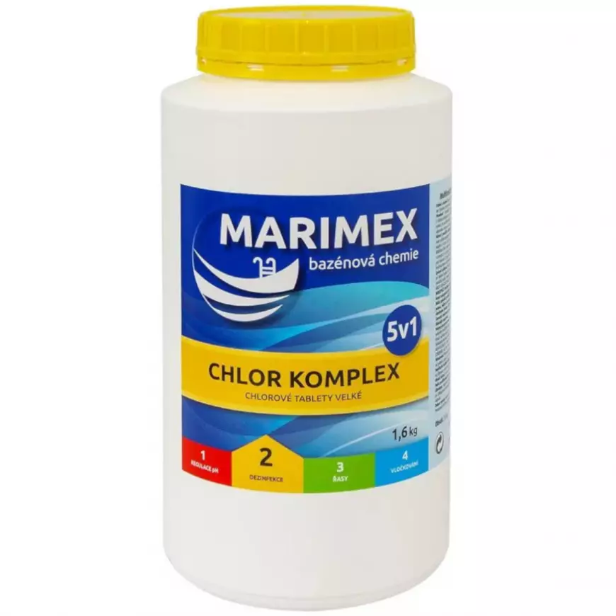 Bazénová chémia Aquamar Komplex 5v1 1,6 kg