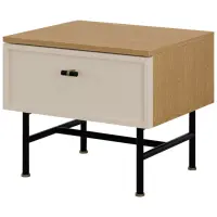 Nočný stolík Elora 15 Dub Tavaszi/Macadamia