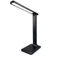 Stolová lampa VELA BLACK CCT 7W DIM USB LB1