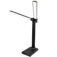 Stolová lampa LEPUS BLACK CCT 9W DIM USB LB1