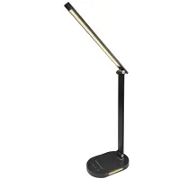 Stolová lampa ALIS BLACK CCT 5 BARW 7W DIM USB LB1