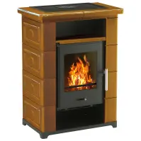 Krbové kachle Primo keramika honey brown 7 kW