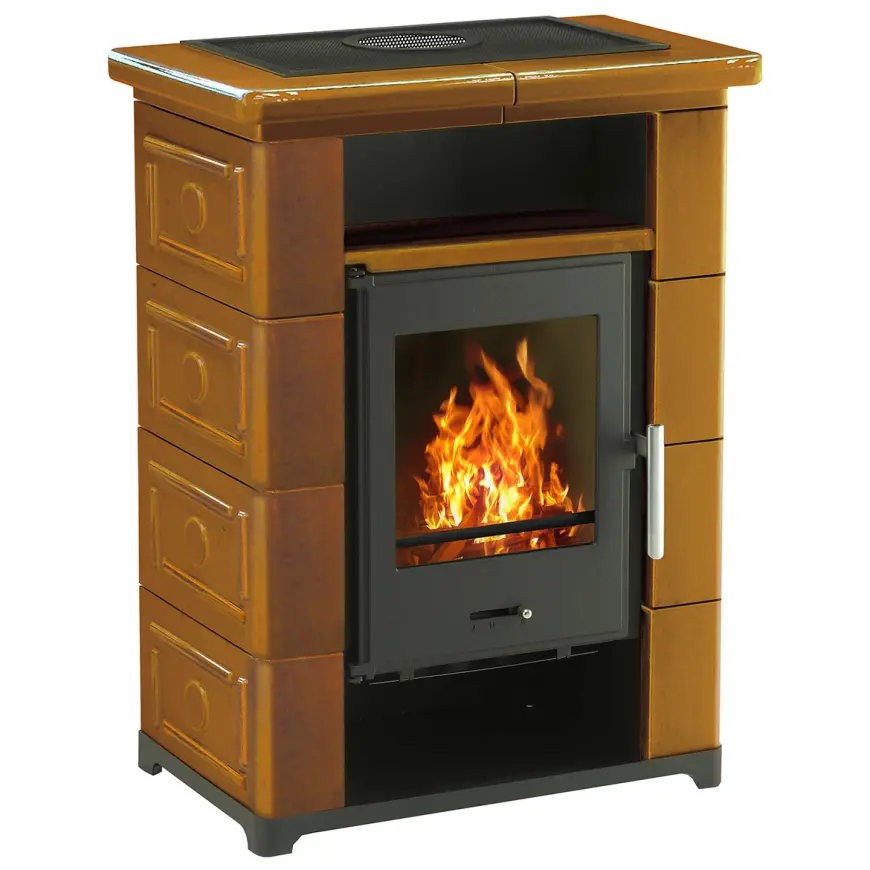 Krbové kachle Primo keramika honey brown 7 kW