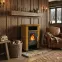 Krbové kachle Primo keramika honey brown 7 kW,3