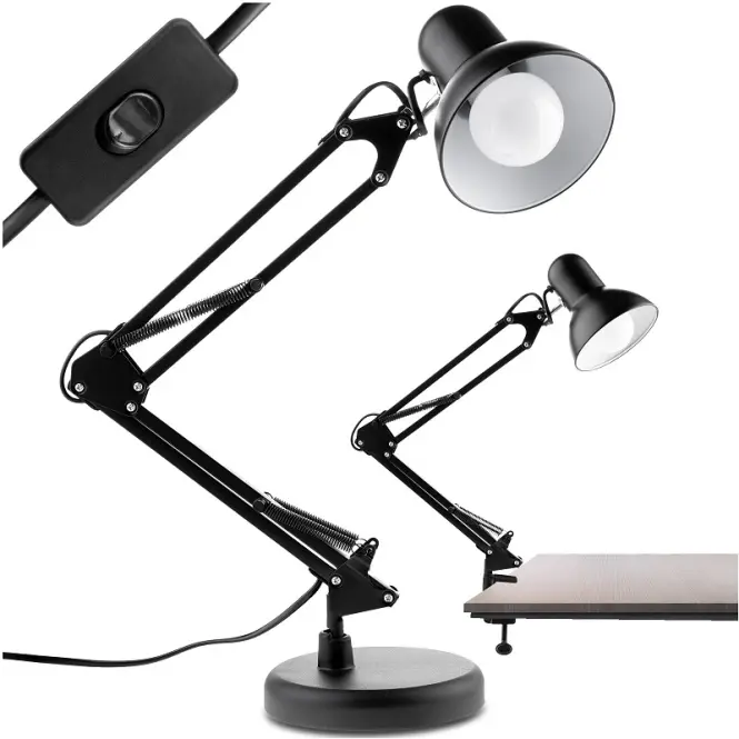 Lampka biurkowa TOBI BLACK 1XE27 LB1,2