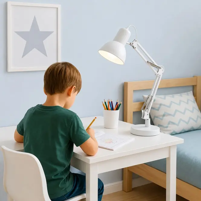 Stolná lampa TOBI WHITE 1XE27 LB1,5