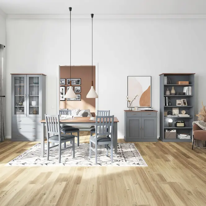 Vitrína Luzerna Lz 10 Sivá,8