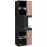 Vitrína Cannes Cs Wsw-K Black/Viking/Marble Black