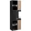 Vitrína Cannes Cs Wsw-K Black/Viking/Marble Black