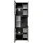 Vitrína Cannes Cs Wsw-K Black/Viking/Marble Black,3
