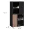 Vitrína Cannes Zmwdv Cs Wsn Black/Viking/Marble Black,2