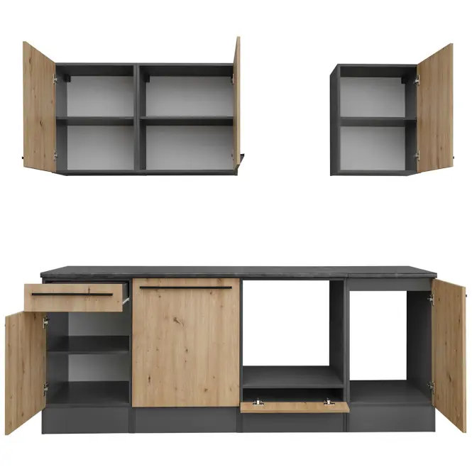 Kuchynská linka Porto ANAS KP 220 artisan/anthracite,4