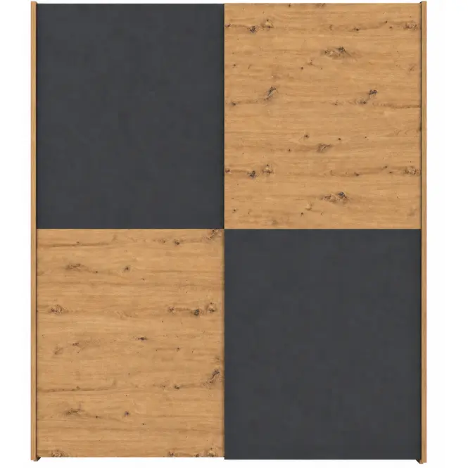 Skriňa Larisa 170 artisan/čierny rám artisan