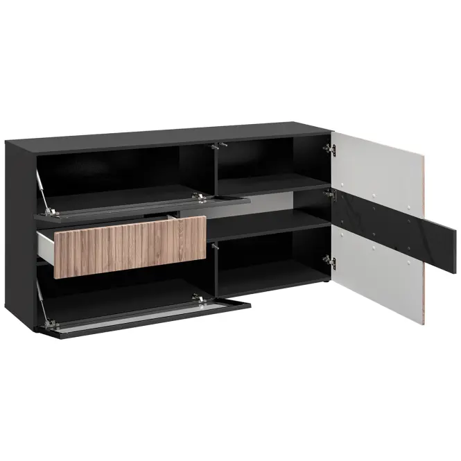 Komoda Cannes Zmwdv Cs Sb Black/Viking/Marble Black