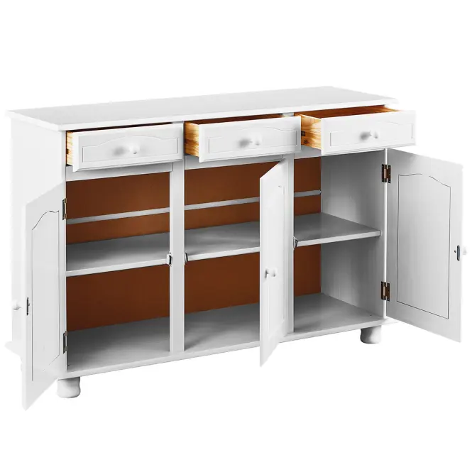Komoda 20900810 Livio 3d3s Biela borovica,5