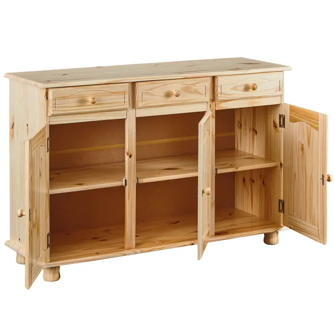 Komoda 30500010 Abaco 3d Prírodný lak,4