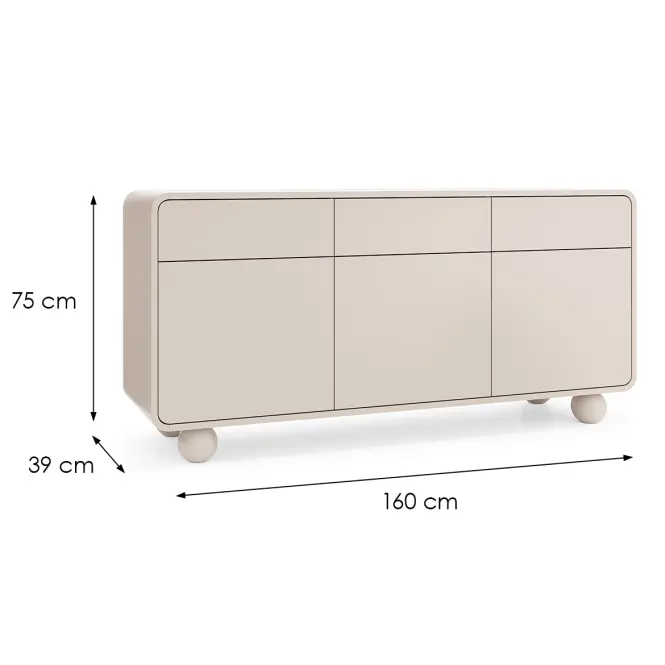 Komoda Albion Ksz160 Kašmír,2