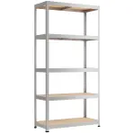 Kovový regál 175 pozinkovaný 180x90x40 – 5 políc/175 kg