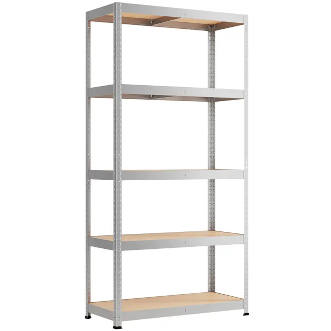 Kovový regál 175 pozinkovaný 180x90x40 – 5 políc/175 kg