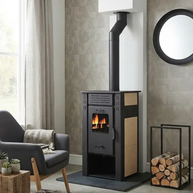 Oceľová pec s vodným plášťom Termo Etaz A 15,2 kW / 9,3 kW N,4