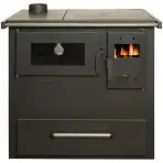 Oceľový sporák Termo-8 vľavo Super 7.21 kW
