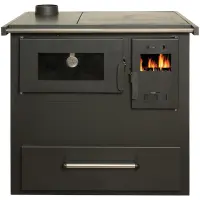 Oceľový sporák Termo-8 vľavo Super 7.21 kW