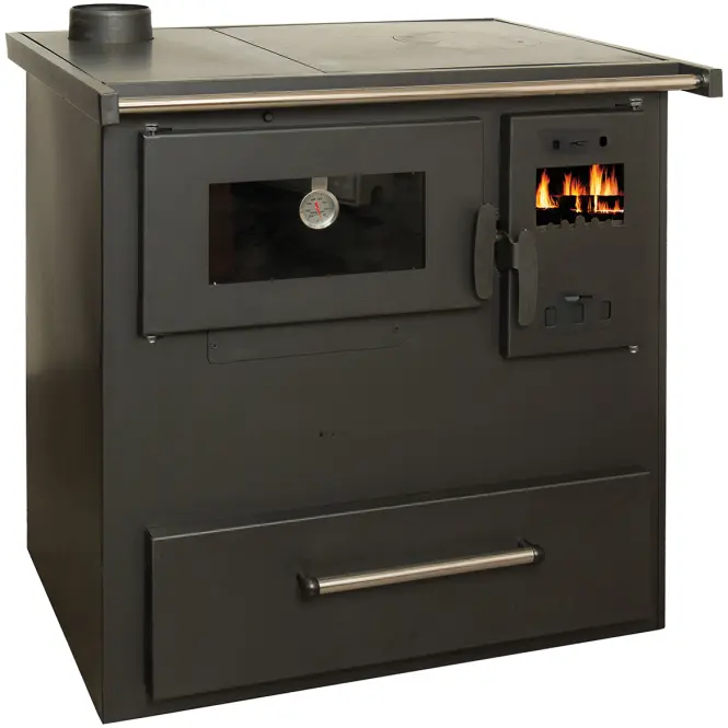 Oceľový sporák Termo-8 vľavo Super 7.21 kW,2