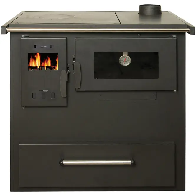 Oceľový sporák Termo-8 vpravo Super 7.21 kW
