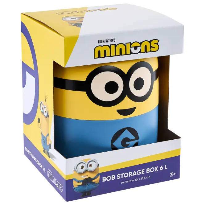Plastová nádoba Minions Bob 6 l žltá,2