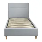 Posteľ Cesana 90x200 BED23-09 sivý