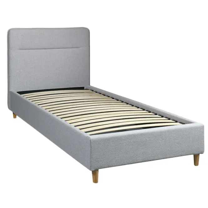 Posteľ Cesana 90x200 BED23-09 sivý