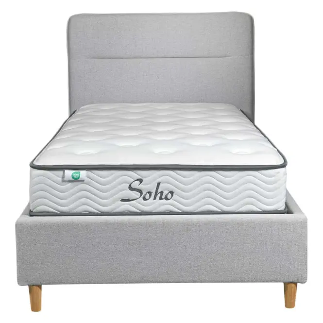 Posteľ Cesana 90x200 BED23-09 sivý